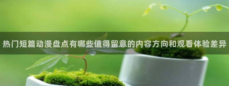 动漫动态